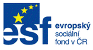evropský sociální fond ČR